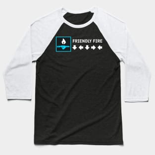 Helldivers 2 Strategem Flamethrower Friendly Fire Baseball T-Shirt